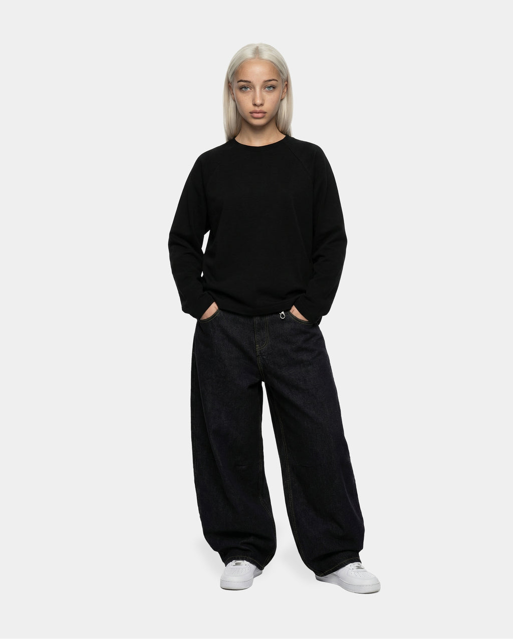Boxy Oversized Black Longsleeve