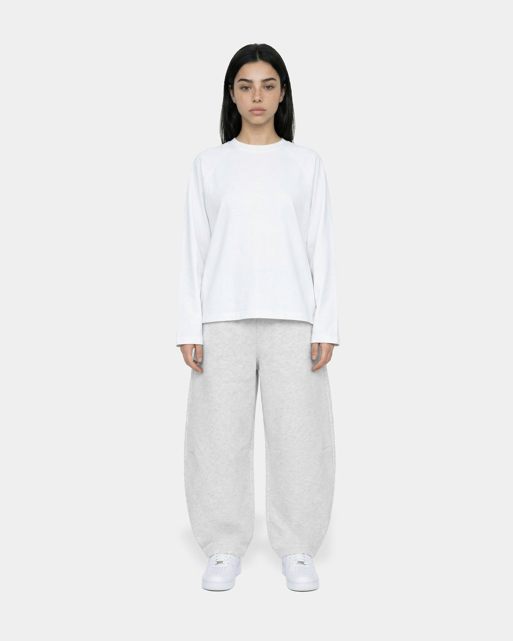 Boxy Oversized White Longsleeve