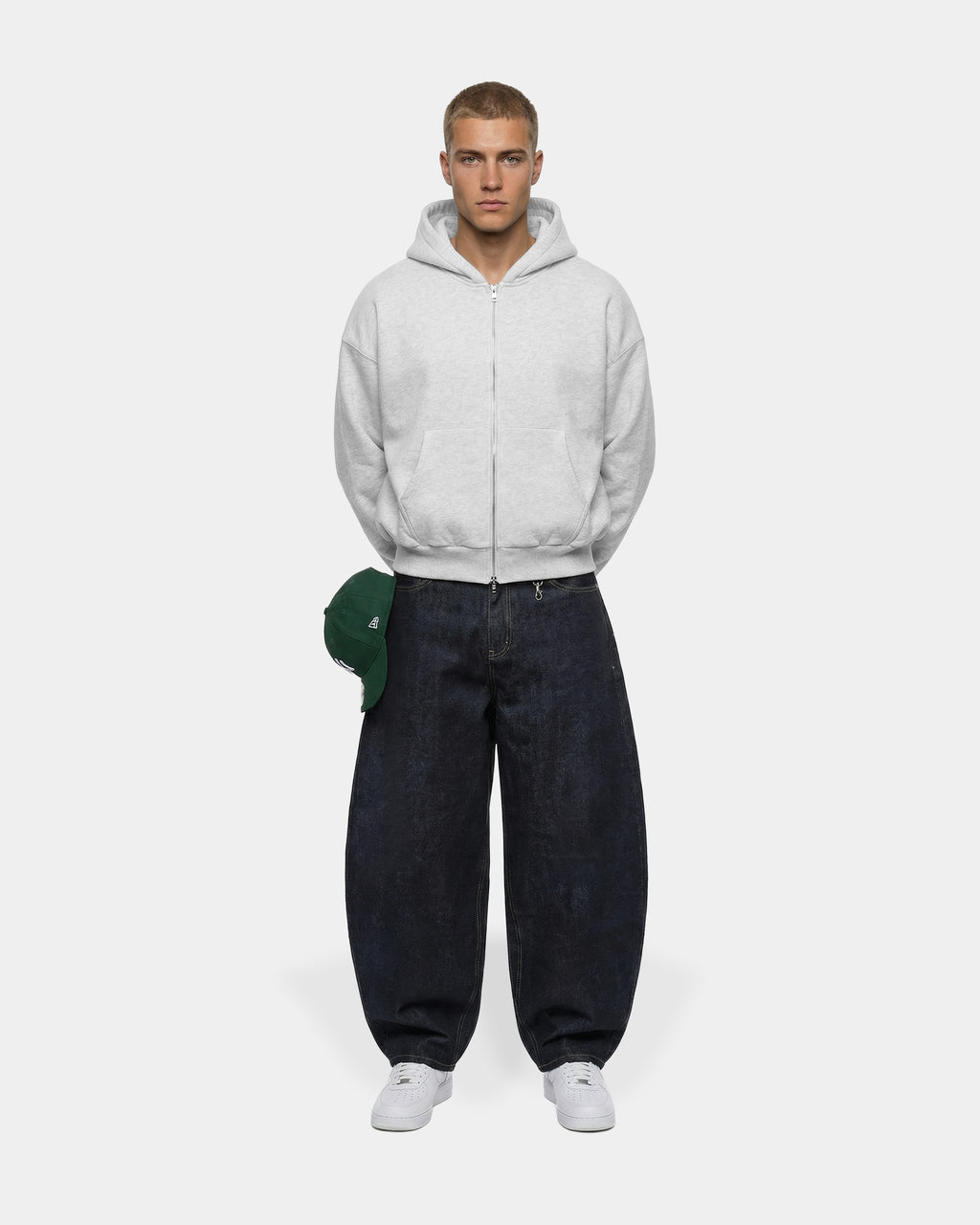Indigo Balloon Baggy Jean