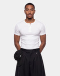 White Henley T-Shirt