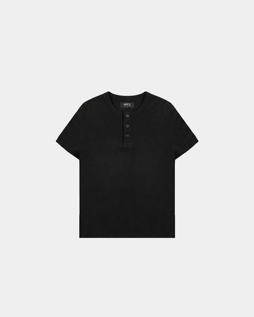 Black Henley T-shirt