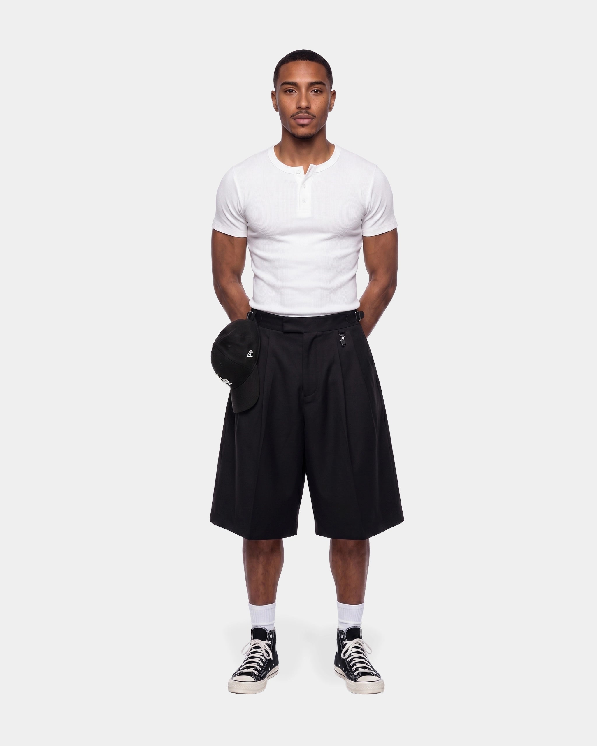 White Henley T-Shirt