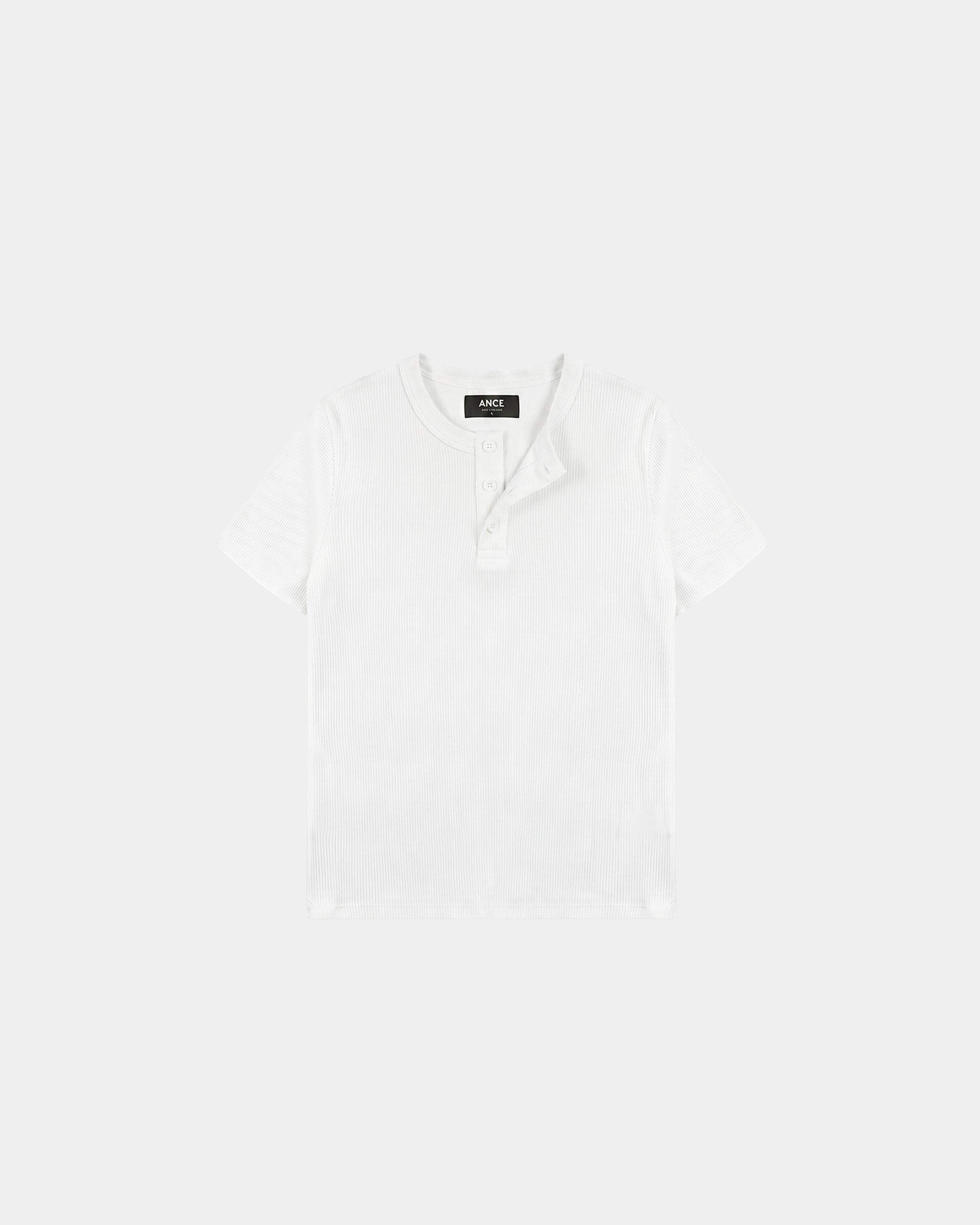 White Henley T-Shirt