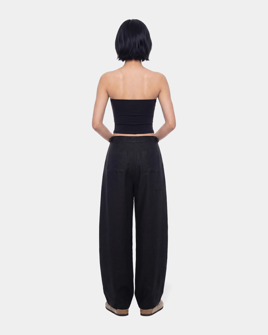 Linen Baggy Trousser