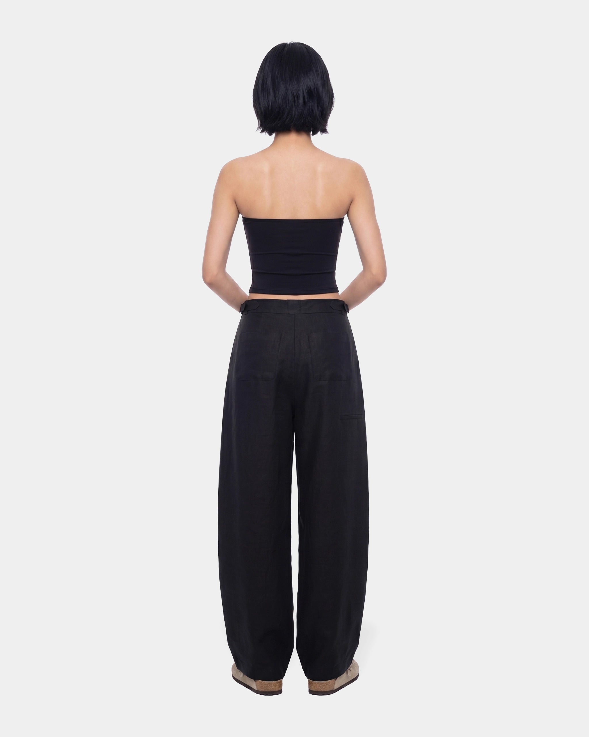 Linen Baggy Trousser