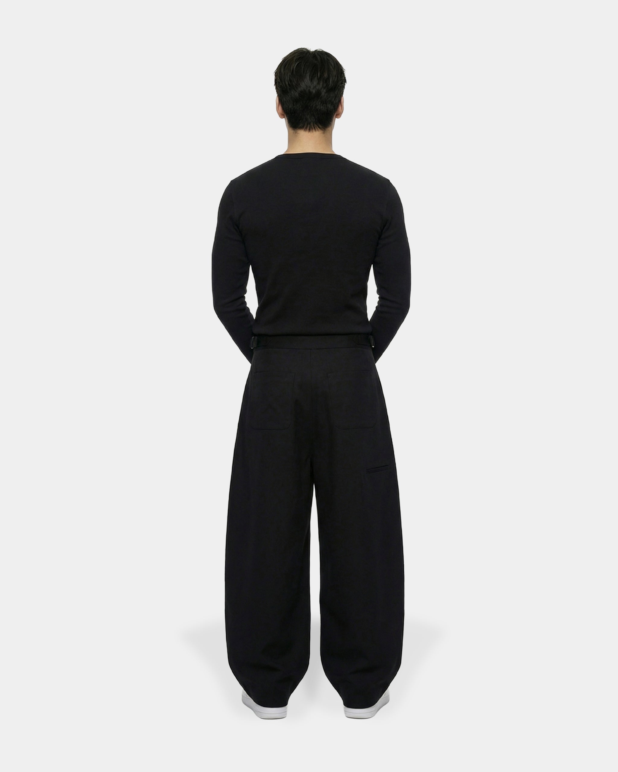 Classic Pleated Baggy Trousser