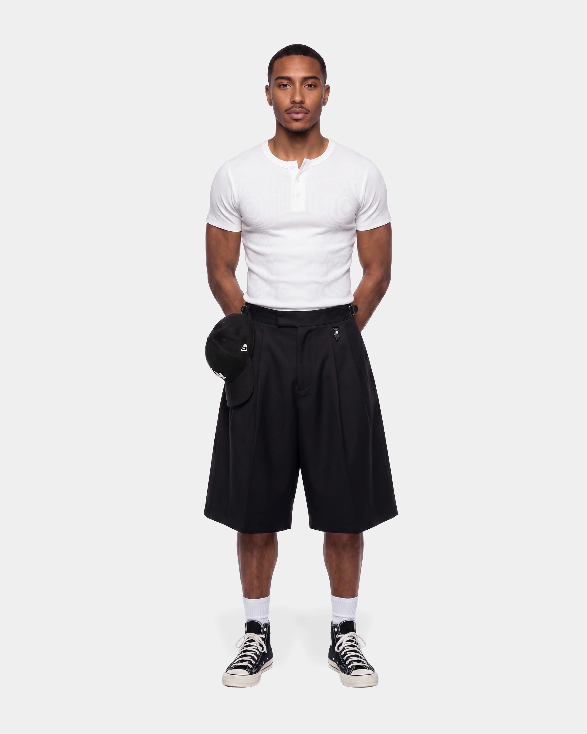 Pleated Trousser Baggy Short