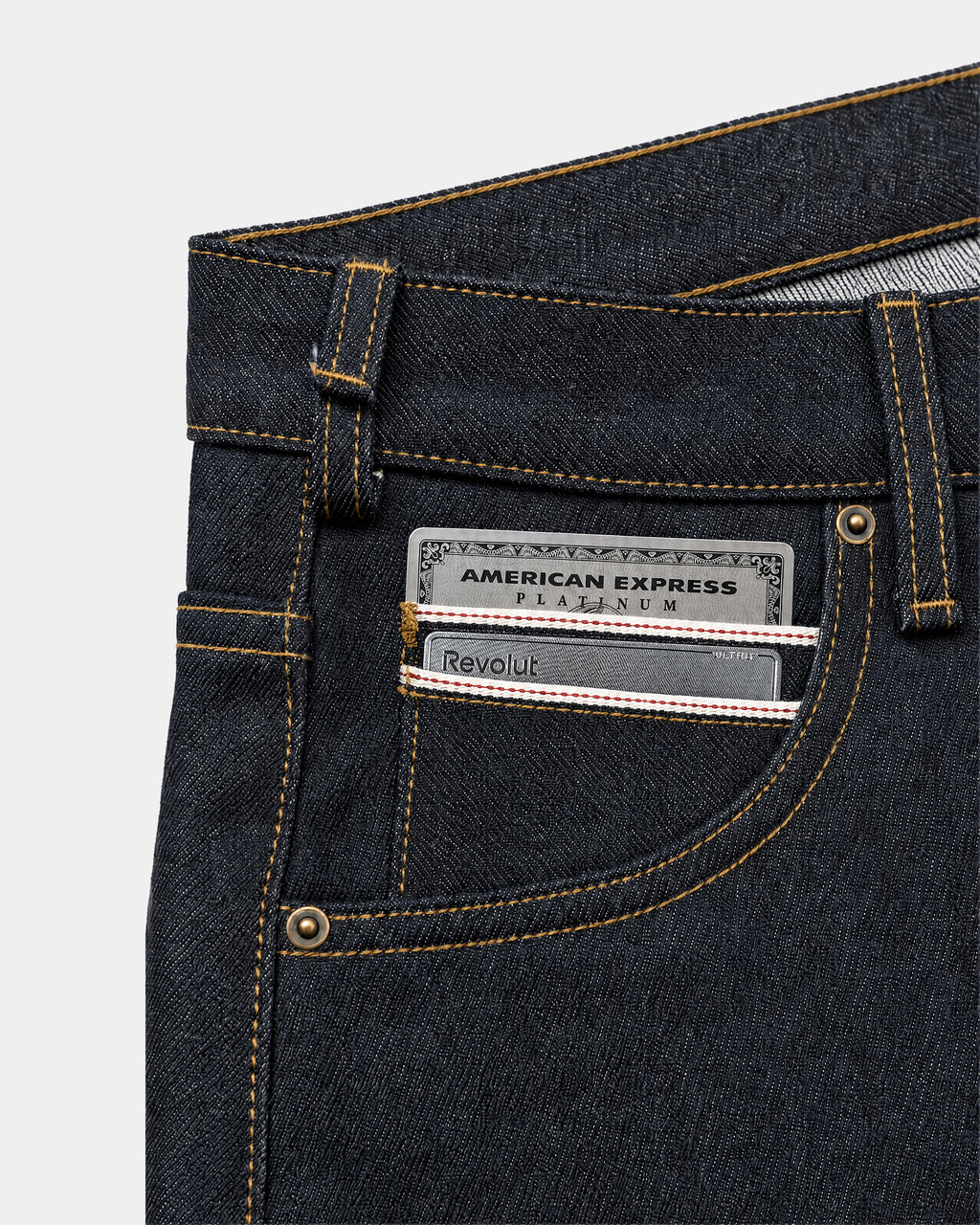 Raw Selvedge Straight Fit Jeans